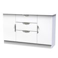 Camden Sideboard - Medium - 2 Doors - White Gloss