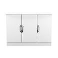 Camden Sideboard - Small - 3 Doors - White Gloss