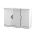 Camden Sideboard - Small - 3 Doors - White Gloss