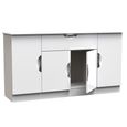 Camden Sideboard - Wide - 4 Doors - White Gloss