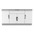 Camden Sideboard - Wide - 4 Doors - White Gloss