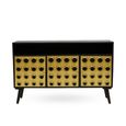 Arti Sideboard - 3 Door - 130cm - Black - Mango Wood - Medium