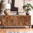 Boho Sideboard - 2 Door - Large - 170cm - Mango Wood