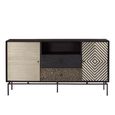 Boho Sideboard - 160cm - Large - Black Mango Wood