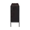 Boho Sideboard - 160cm - Large - Black Mango Wood