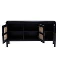Corso Sideboard - 3 Door - Medium - Black Birchwood - 150cm
