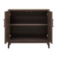 Dimaro Sideboard - 2 Door - Small - Elm Wood - 91cm