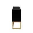 Dumas Sideboard - 4 Door - Large - Black and White - 170cm