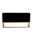 Dumas Sideboard - 4 Door - Large - Black and White - 170cm
