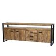 Nairobi Sideboard - 3 Door - 3 Drawer - Extra Large - Natural - Rustic Mango Wood