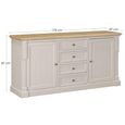Chateau Sideboard - Large - Grey Painted - Pine