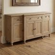 Chateau Sideboard - 4 Door - Large - Natural - Rustic Pine