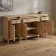 Chateau Sideboard - 4 Door - Large - Natural - Rustic Pine