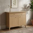 Cotswold Oak Sideboard - 2 Door - 1 Drawer - Small - Natural