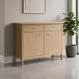 Cotswold Oak Sideboard - 2 Door - 2 Drawer - Natural