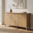 Cotswold Oak Sideboard - 3 Door - 3 Drawer - Large - Natural
