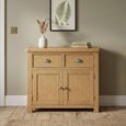 Dorchester Sideboard - 2 Door - 2 Drawer - Medium - Rustic Oak