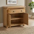 Dorchester Sideboard - 2 Door - 1 Drawer - Small - Rustic Oak