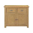 Dorchester Sideboard - 2 Door - 2 Drawer - Medium - Rustic Oak