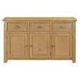 Dorchester Sideboard - 3 Door - Large - Rustic Oak