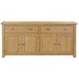 Dorchester Sideboard - 4 Door - Extra Large - Rustic Oak
