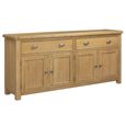 Dorchester Sideboard - 4 Door - Extra Large - Rustic Oak