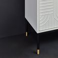 Danta Sideboard - 2 Door - Small - Off White Wood - 120cm