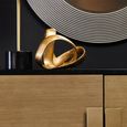 Davoli Sideboard - 2 Door - Small - Black and Gold - 100cm