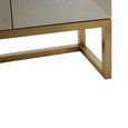 Duvali Sideboard - 3 Door - Medium - Silver and Gold - 150cm