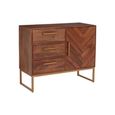 Gaya Sideboard - 1 Door - Small - Mango Wood - 90cm