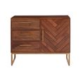 Gaya Sideboard - 1 Door - Small - Mango Wood - 90cm
