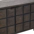 Lucca Sideboard - 4 Door - Extra Large - Dark Oak - 200cm