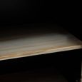 Luxor Sideboard - 4 Door - Extra Large - Black and Grey Pine Wood - 200cm