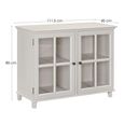 Provence Painted Sideboard - 2 Door - Small - Truffle