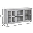 Provence Painted Sideboard - 3 Door - Large - Truffle