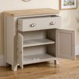 Windermere Painted Sideboard - 2 Door - 1 Drawer - Compact - Oyster Grey