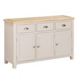 Windermere Painted Sideboard - 3 Door - Large - Oyster Grey