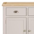 Windermere Painted Sideboard - 3 Door - Large - Oyster Grey