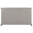 Bordeaux Curved Sideboard - 4 Door - 1 Drawer - Large - Grey - Wooden
