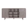 Madrid Sideboard - 2 Door - Large - Grey - Wooden