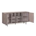 Madrid Sideboard - 2 Door - Large - Grey - Wooden
