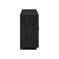 Marseille Sideboard - 4 Door - Large - Oak and Black - Wooden