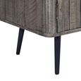 Monarch Sideboard - 2 Door - 3 Drawer - Large - Dark Grey - Wooden