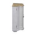 Toulouse Curved Sideboard - 4 Door - Medium - Grey - Wooden