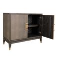 Bloomville Sideboard - 2 Door - Medium - Shagreen Faux Leather