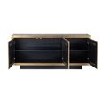 Collada Brass Cladded 3 Door Extra Large Sideboard - 180cm