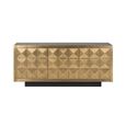 Collada Brass Cladded 3 Door Extra Large Sideboard - 180cm