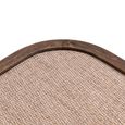 Willox Curved Sideboard - 2 Door - Compact - Beige and Brown - Oak