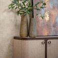Willox Curved Sideboard - 4 Door - Large - Beige and Brown - Oak