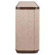 Willox Curved Sideboard - 4 Door - Large - Beige and Brown - Oak